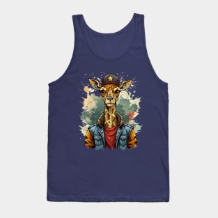 Giraffe Thug Life Tank Top